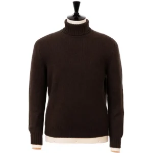 Fedeli Exklusiv Fur Michael Jondral: Rollkragenpullover In Kakaobraun Von Made O Clearance