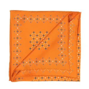 E. Marinella Gemusterte Pochette Aus Reiner Englischer Seide Handgerollt Cheap