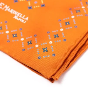 E. Marinella Gemusterte Pochette Aus Reiner Englischer Seide Handgerollt Cheap
